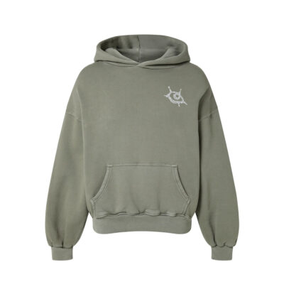 Hoodie vert olive